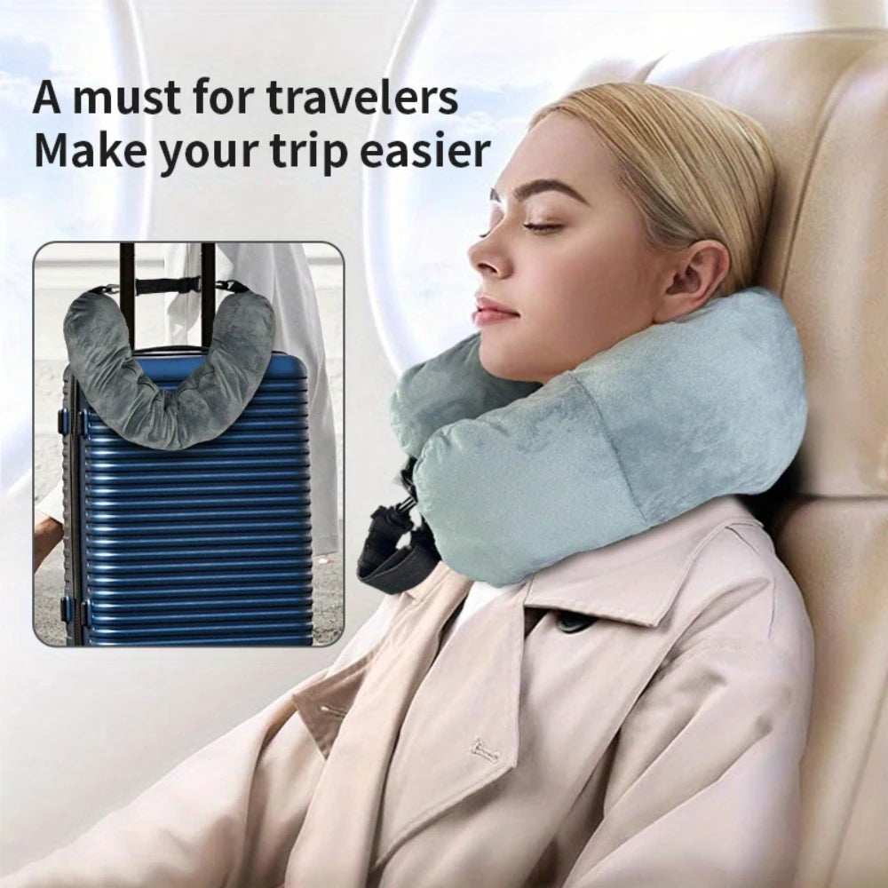 Travel Pillow With Storage Pouch